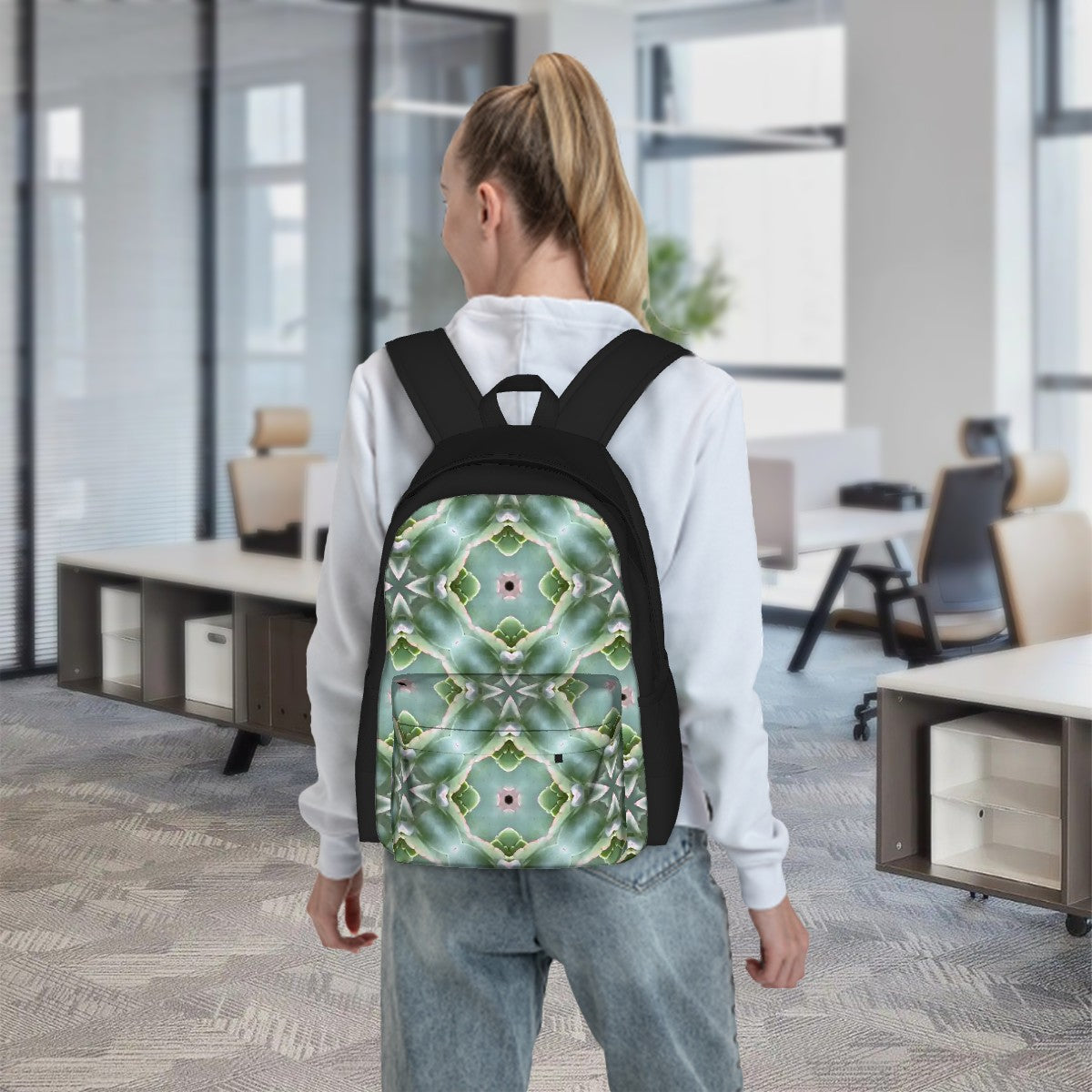 Geode Inspired Laptop Backpack