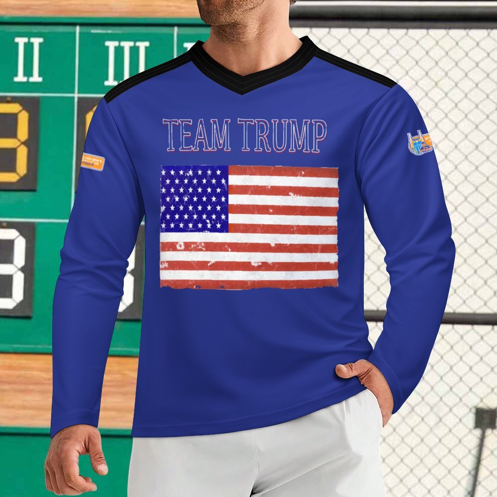 Team Trump Bitcoin Ben Nashville  Long Sleeve Rugby Jersey