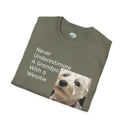 Never Understimate a Westie Unisex Softstyle T-Shirt