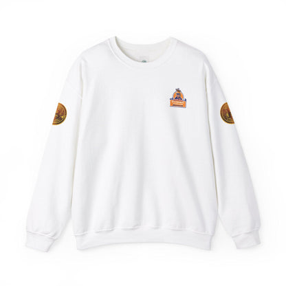 BBCC Massachusets Want to Learn About Bitcoin? Unisex Heavy Blend™ Crewneck Sweatshirt - Miniaday Designs, LLC.