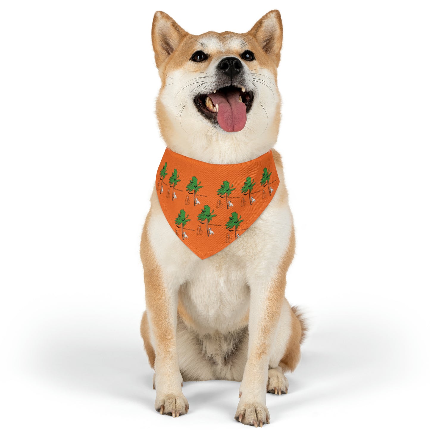 Miniaday Designs Westie - Collar tipo bandana para mascotas, color naranja