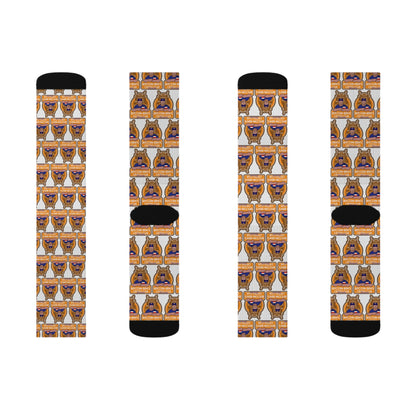 Bitcoin Ben Sarasota Club Sublimation Socks