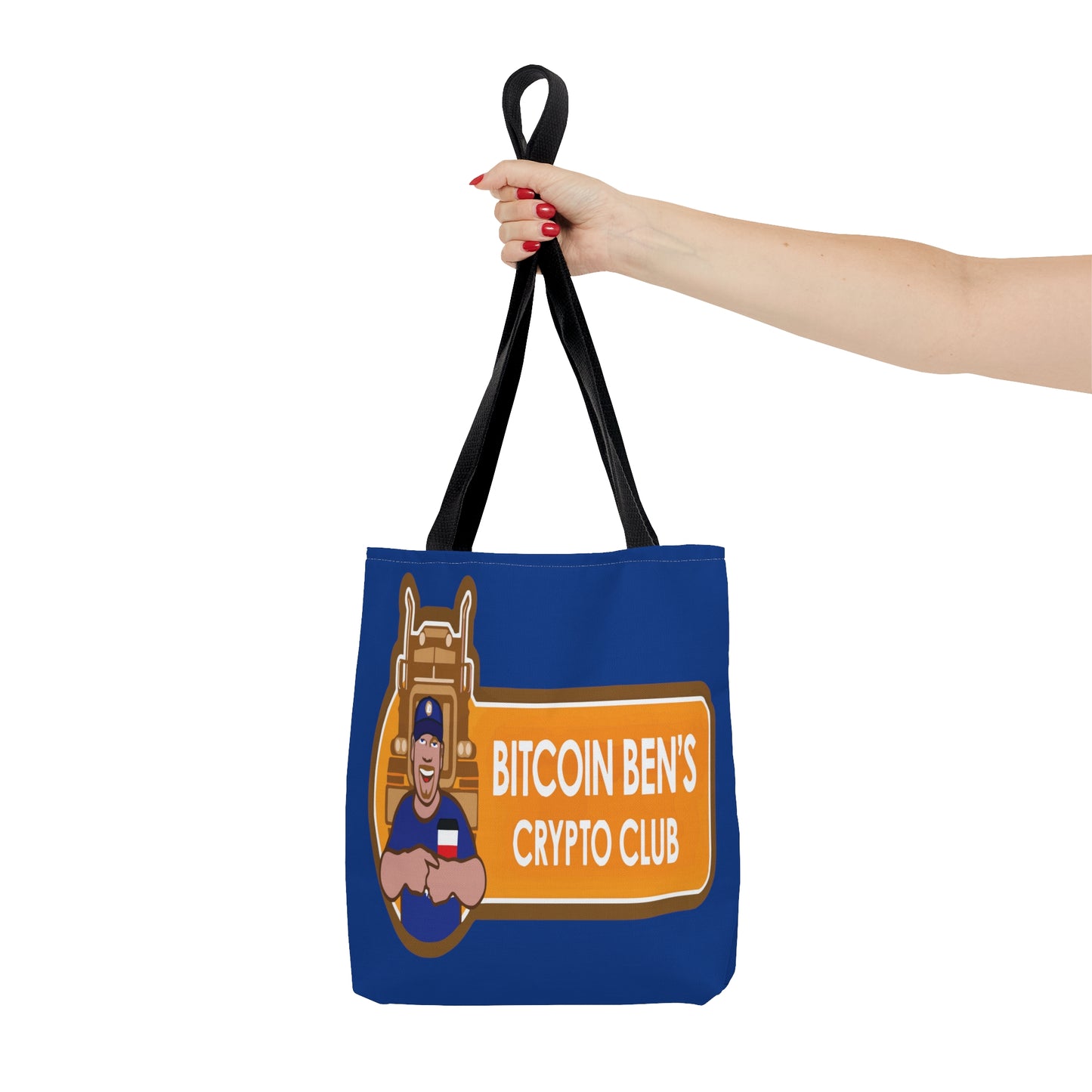 Miniaday Designs Bitcoin Ben BlueBolso Tote