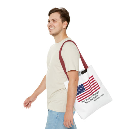 The Ballot is Stronger Than The Bullet Tote Bag (AOP)