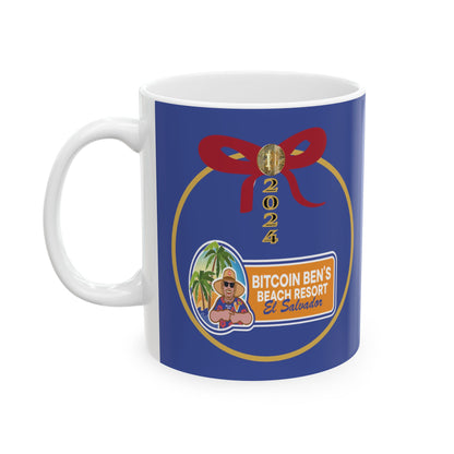 BBCC El Salvador Christmas Ceramic Mug, (11oz, 15oz) - Miniaday Designs, LLC.