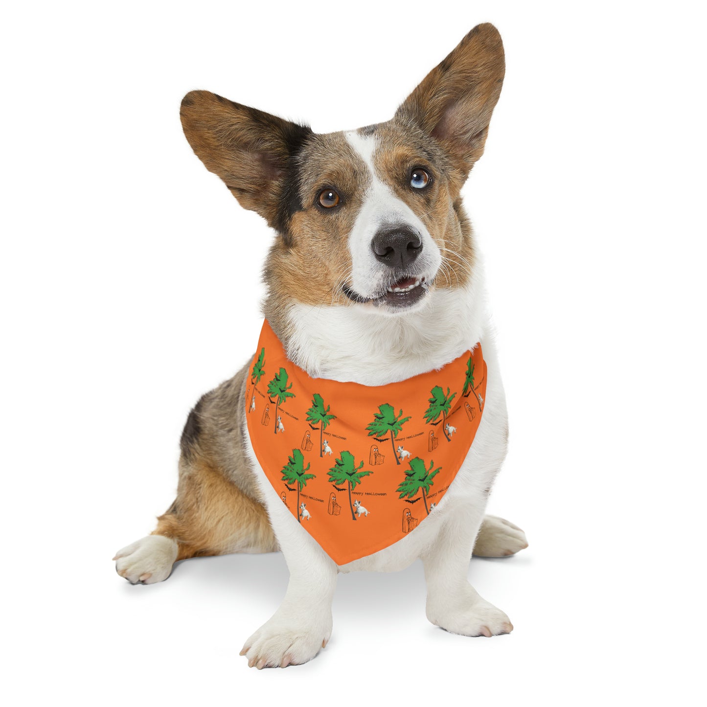 Miniaday Designs Westie - Collar tipo bandana para mascotas, color naranja