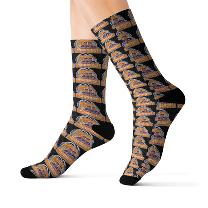 Bitcoin Ben St Louis Club Black Sublimation Socks