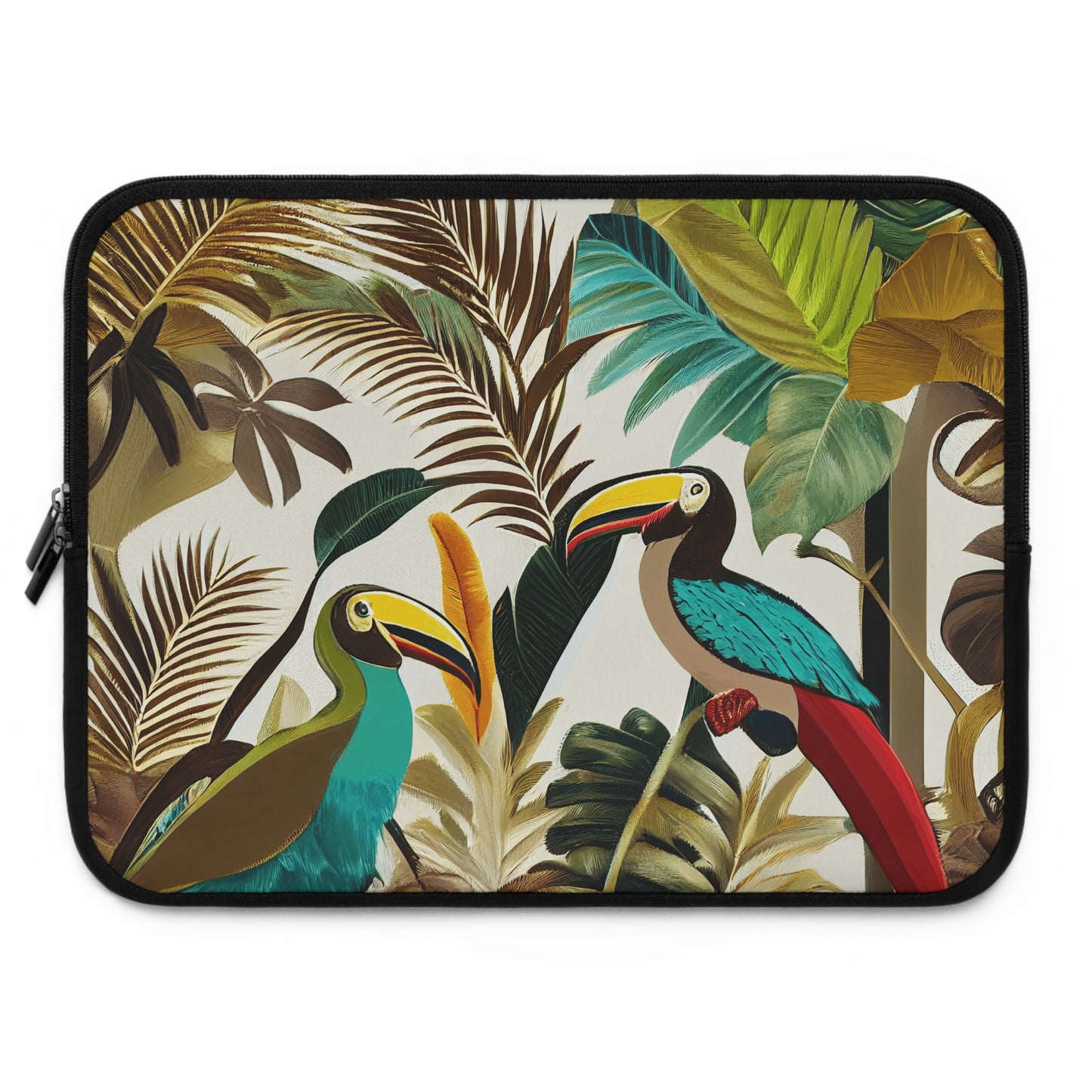 Miniaday Designs Laptop Sleeve Tropical Toucan Multicolor - Miniaday Designs, LLC.