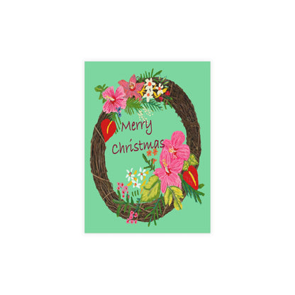 Miniaday Designs Tropical Christmas Postcard Bundles (envelopes included)