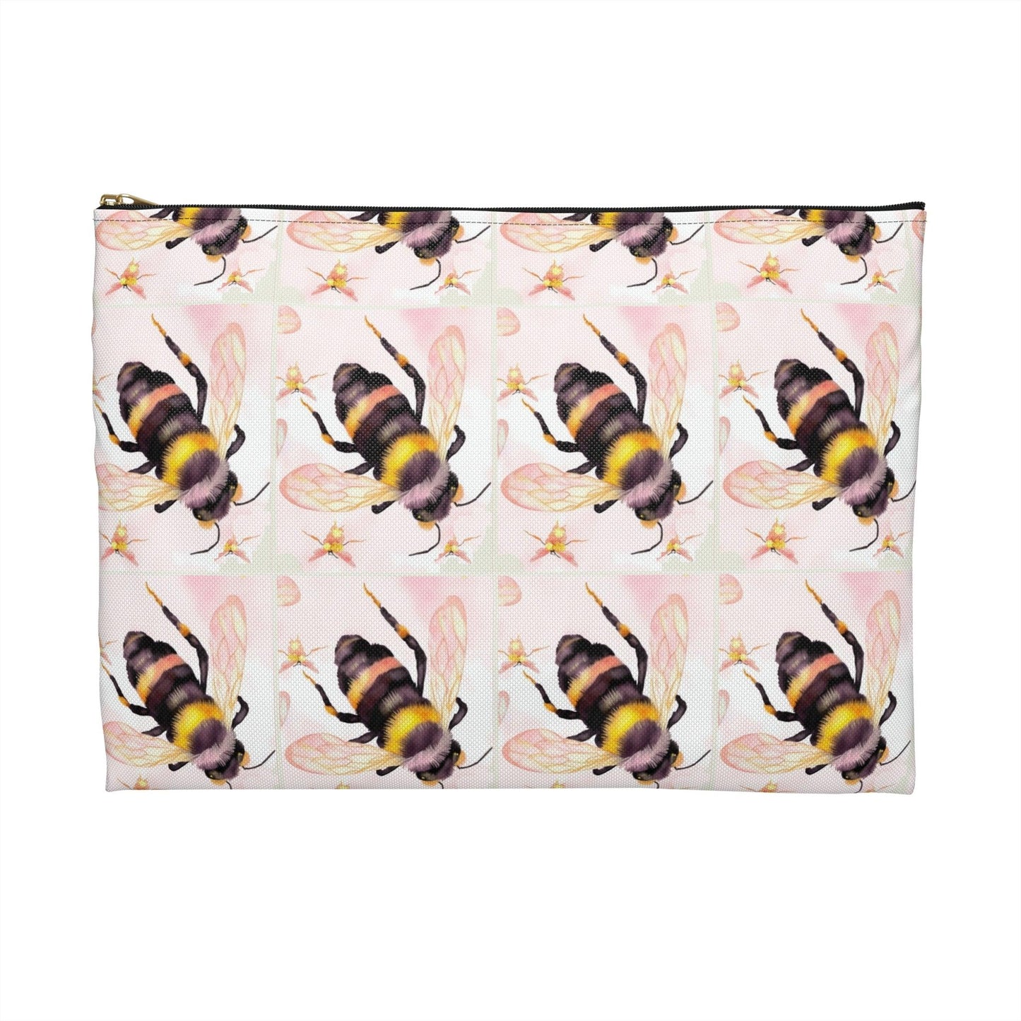 Miniaday Designs, LLC. Accessory Pouch 2 Sizes Bee-utiful Garden Banquet Collection - Miniaday Designs, LLC.