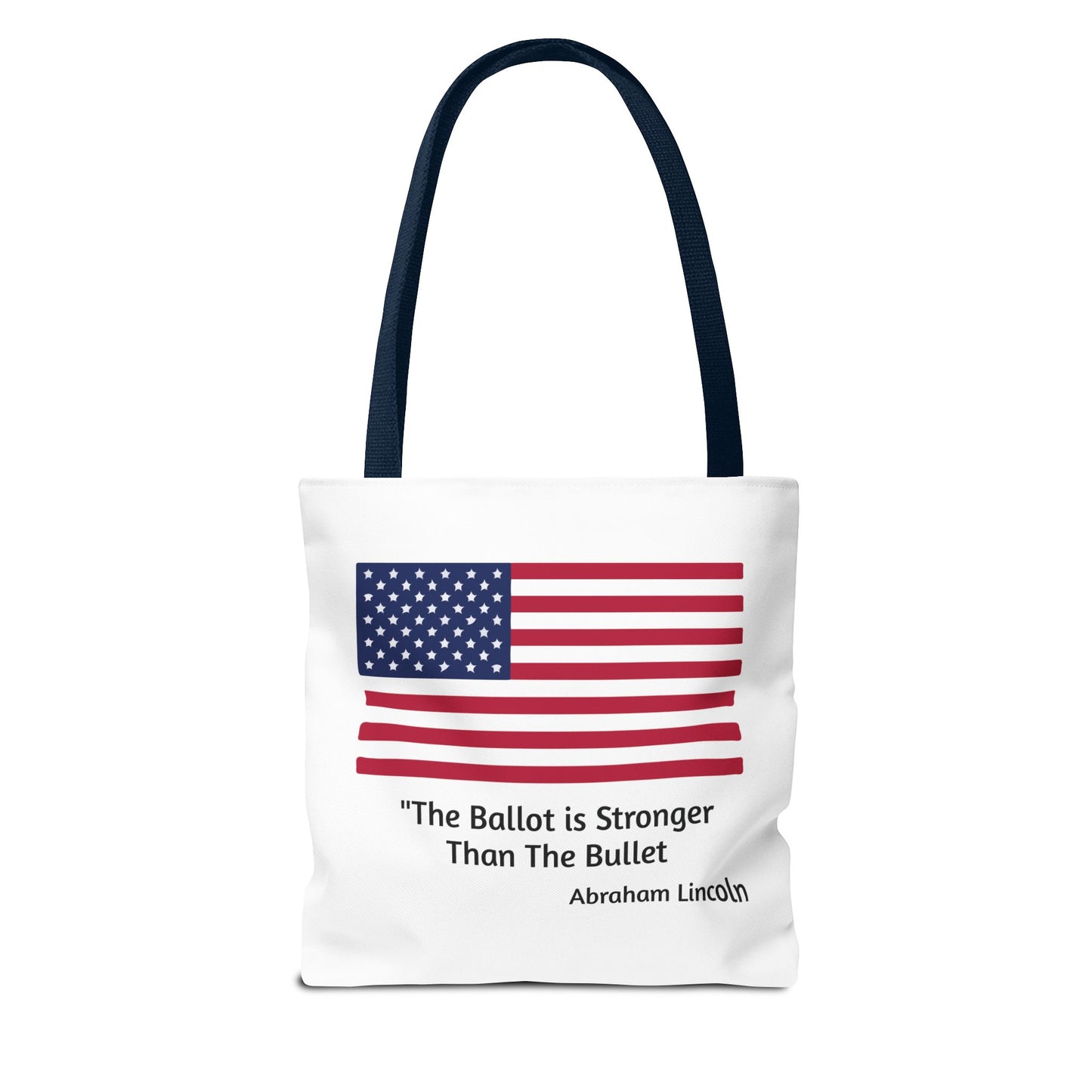 The Ballot is Stronger Than The Bullet Tote Bag (AOP)