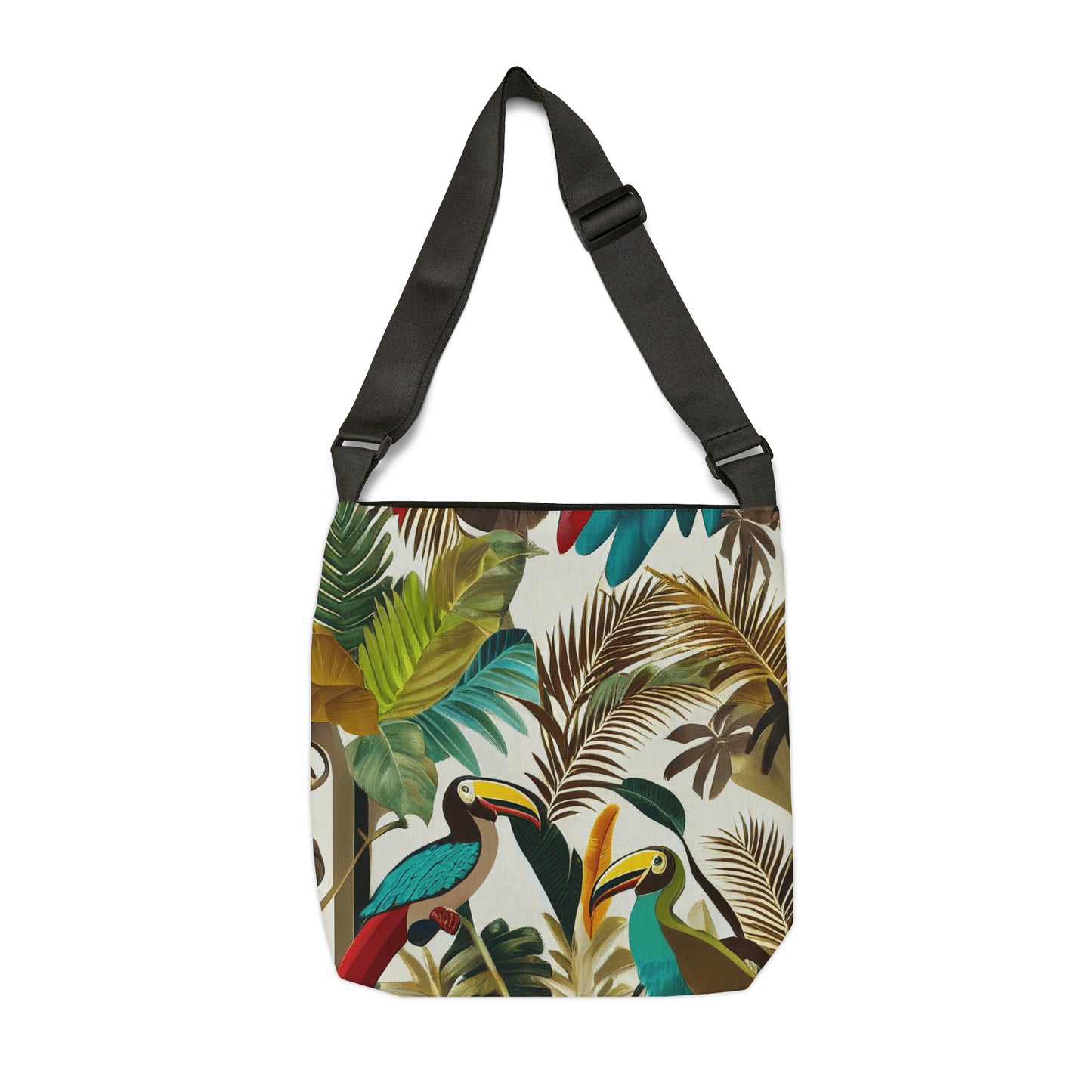 Miniaday Designs Tropical Toucan Adjustable Tote Bag - Miniaday Designs, LLC.