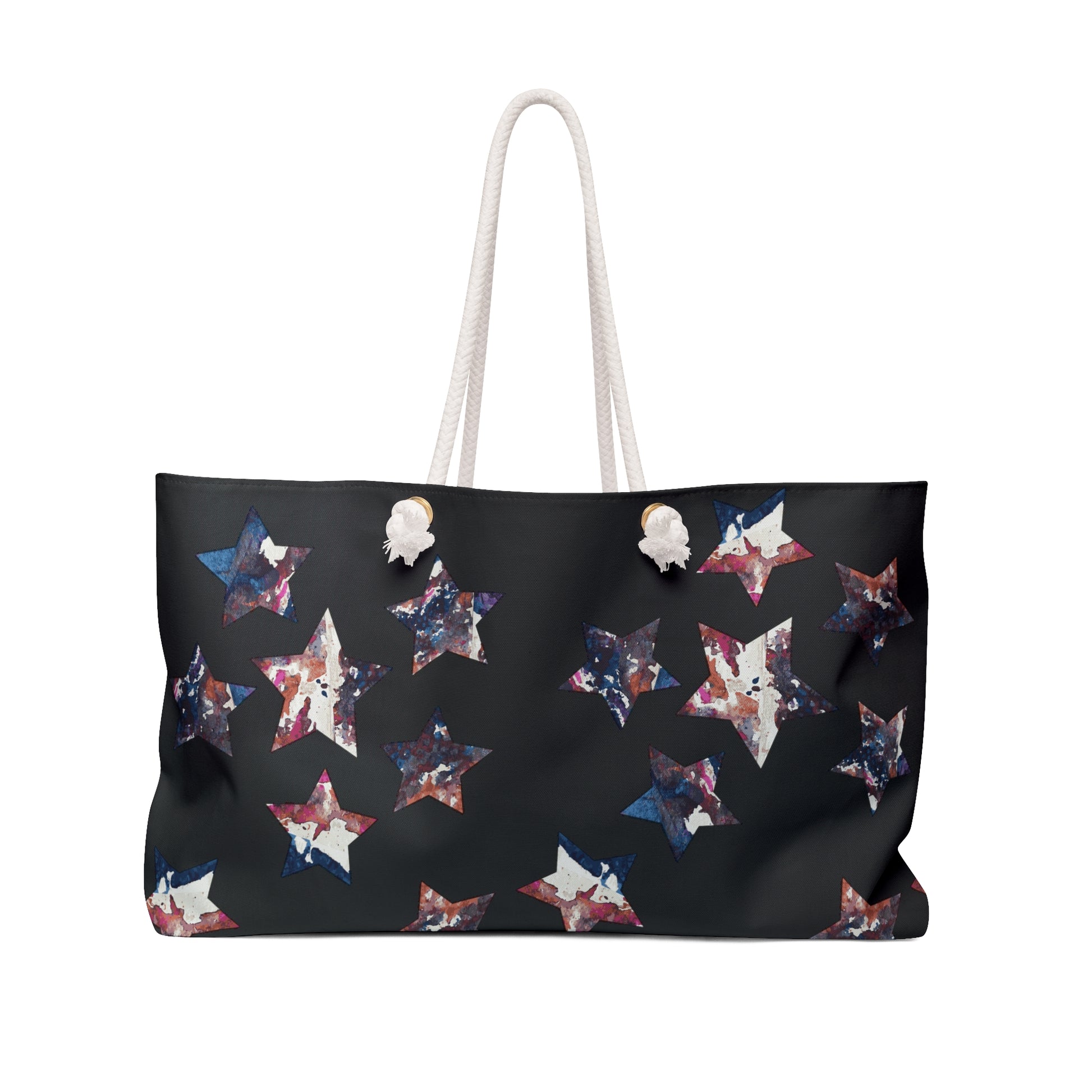 Miniaday Designs Black Weekender Bag Americana - Miniaday Designs, LLC.