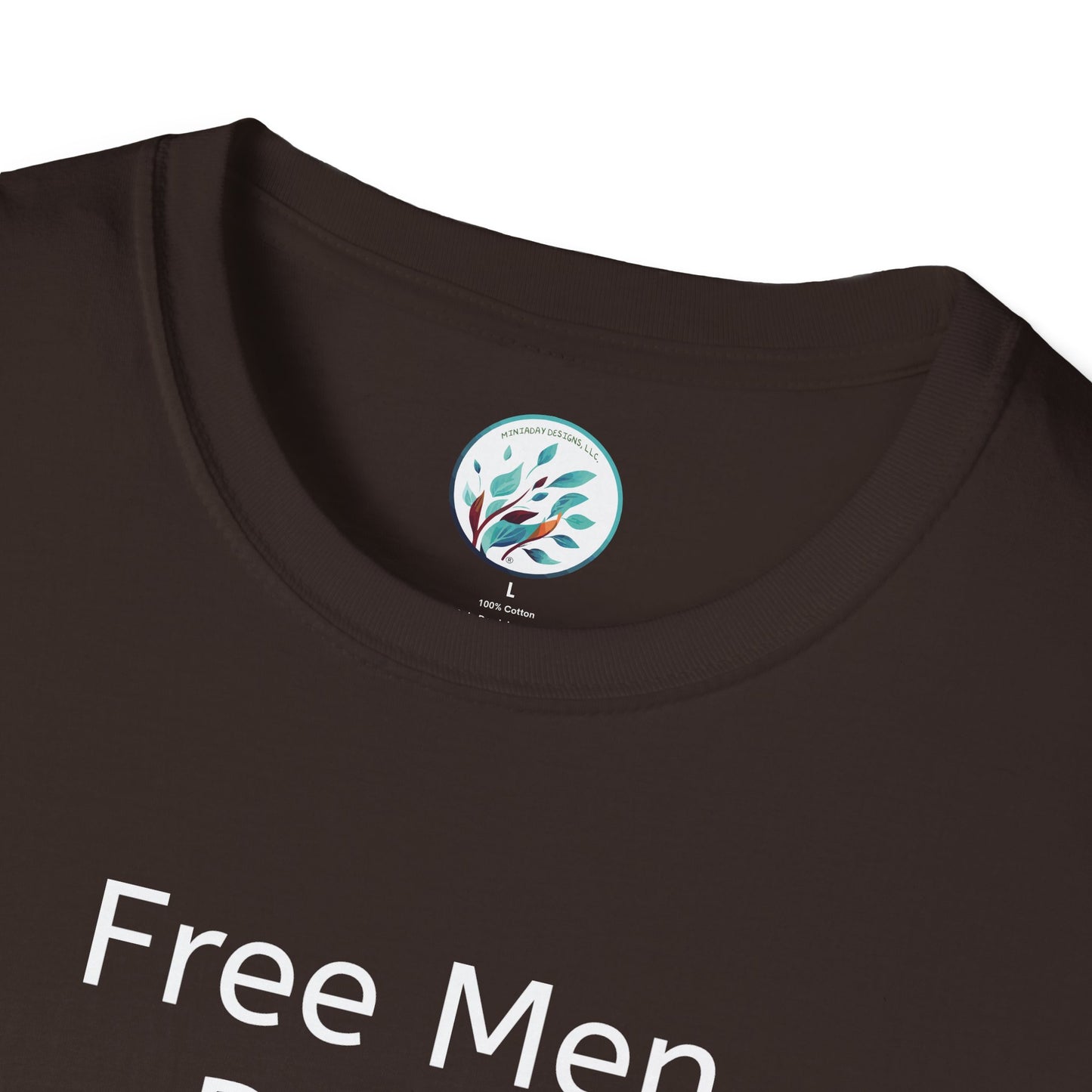 Bitcoin Ben Free Men Unisex Softstyle T-Shirt