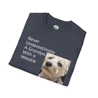 Never Understimate a Westie Unisex Softstyle T-Shirt