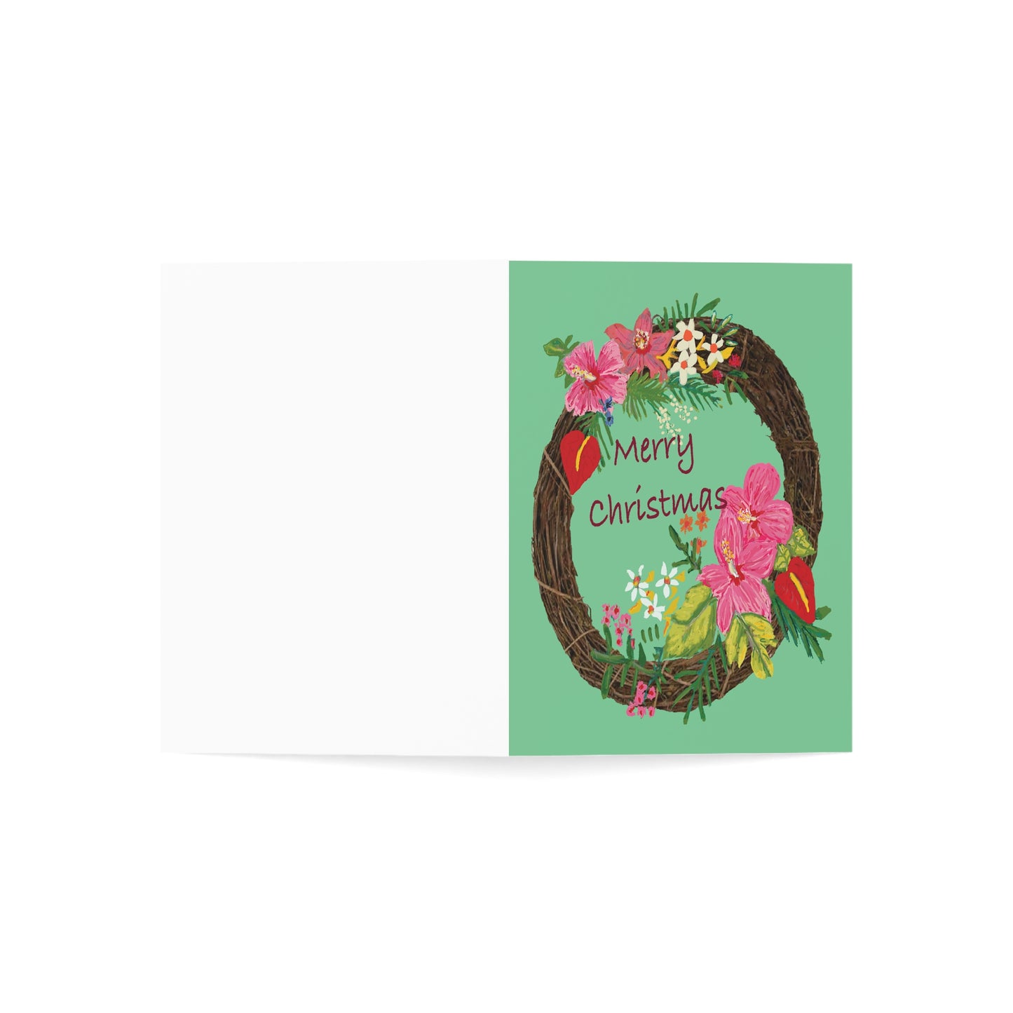 Miniaday Designs Tropical Christmas Greeting Cards (1, 10, 30, and 50pcs)