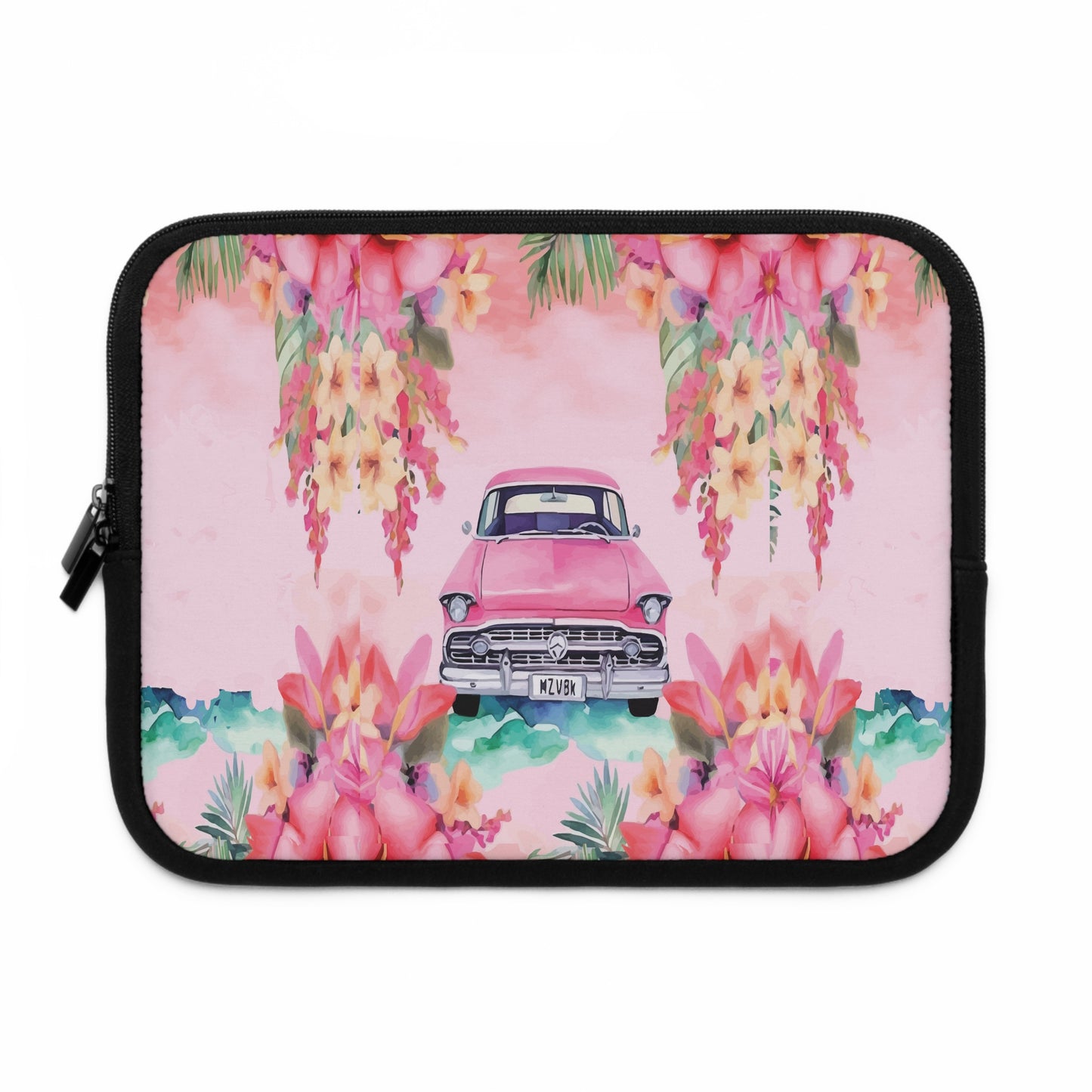 Pink Paradise Roadtrip Collection by Miniaday Designs, LLC. Laptop Sleeve - Miniaday Designs, LLC.