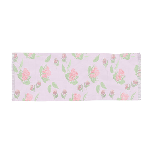 Miniaday Designs Pink Hydrangea Light Scarf