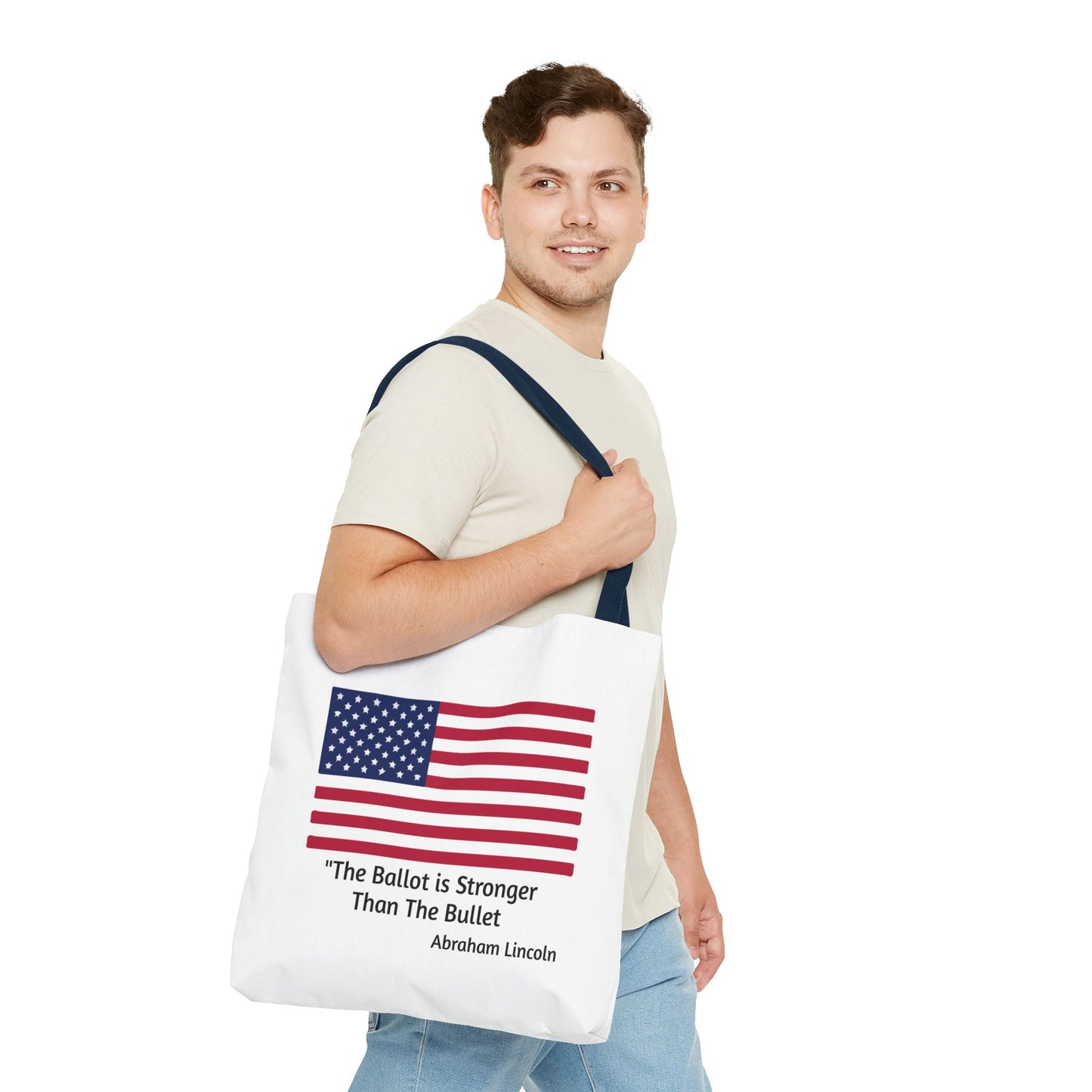 The Ballot is Stronger Than The Bullet Tote Bag (AOP)