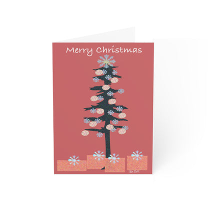 Merry Christmas with Packages Greeting Cards (1, 10, 30, and 50pcs)