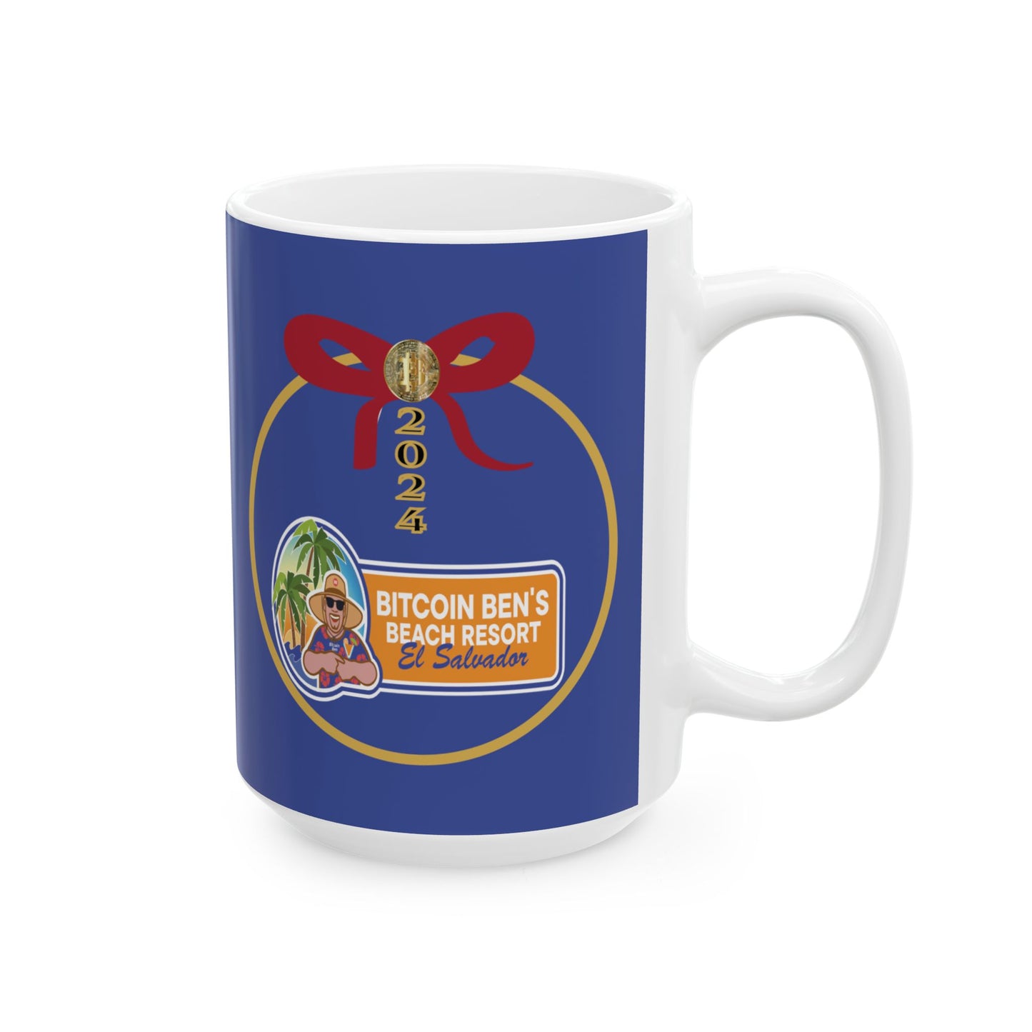 BBCC El Salvador Christmas Ceramic Mug, (11oz, 15oz)