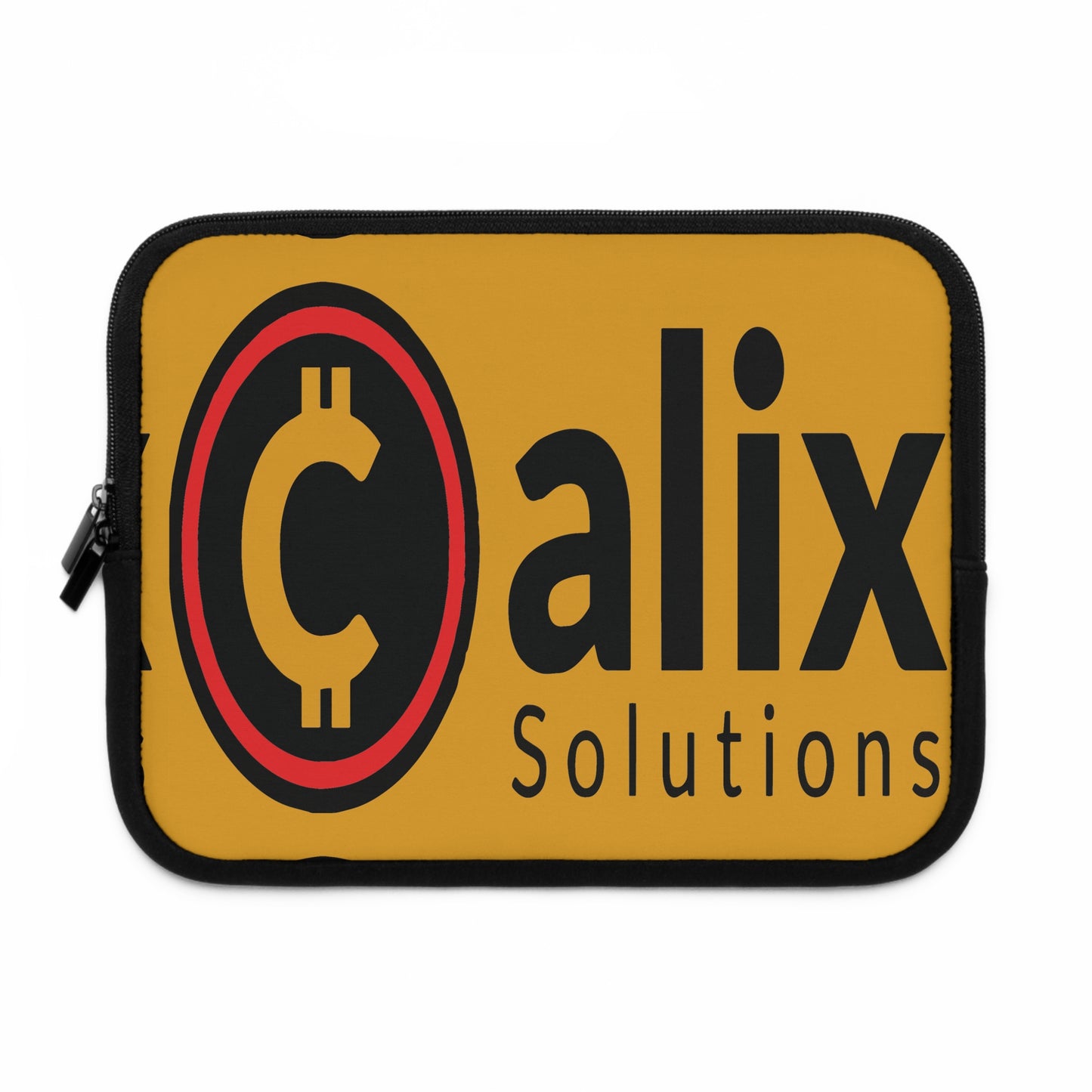 Miniaday Designs Calix Solutions Gold Laptop Sleeve