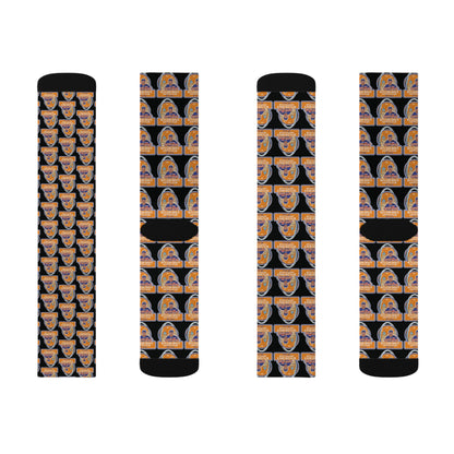 Bitcoin Ben St Louis Club Black Sublimation Socks