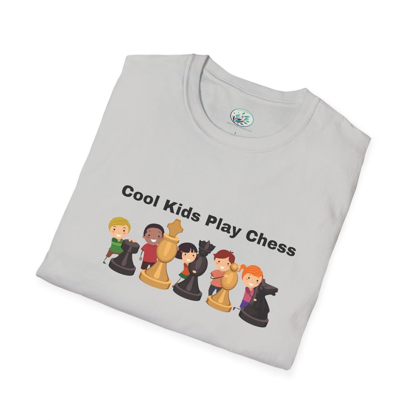 Cool Kids Play Chess Unisex Softstyle T-Shirt Men's Size