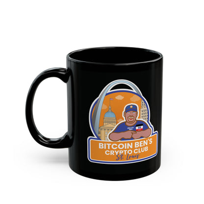 Bitcoin Ben St Louis Club Black Mug (11oz, 15oz)