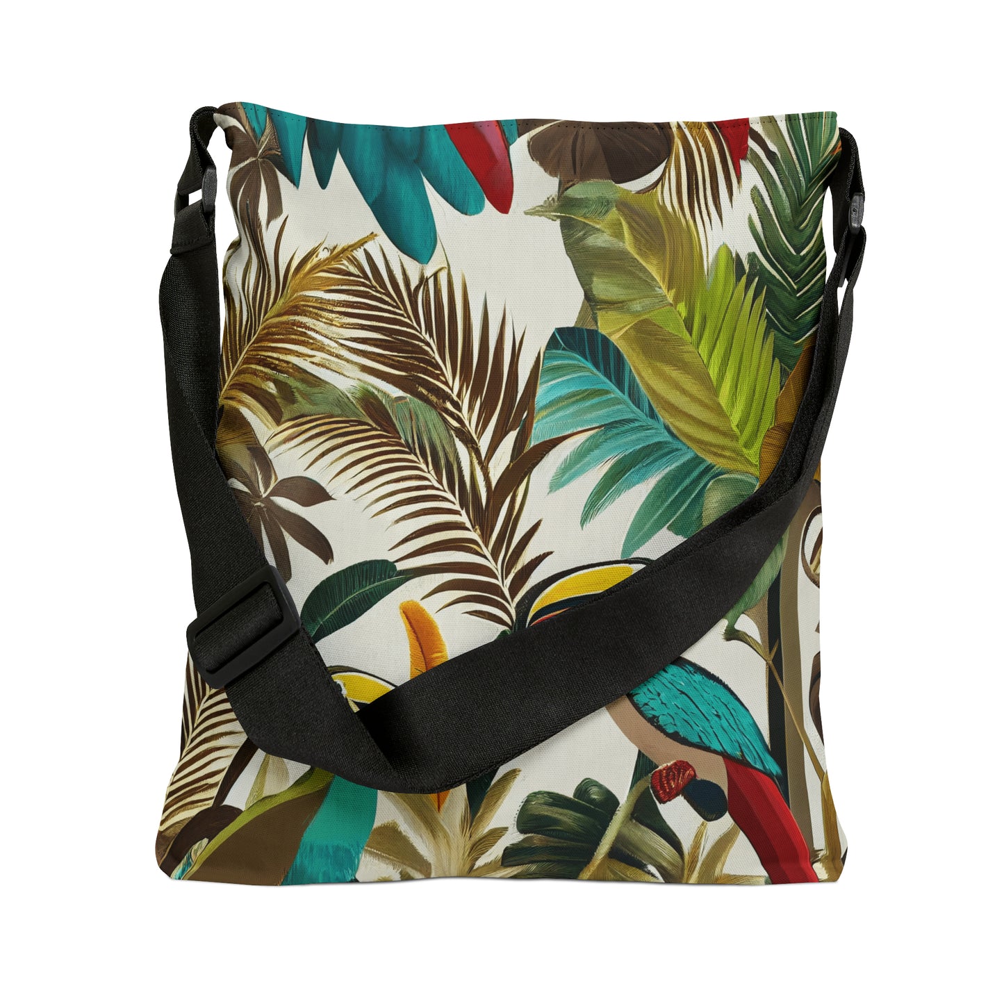 Miniaday Designs Tropical Toucan Adjustable Tote Bag - Miniaday Designs, LLC.