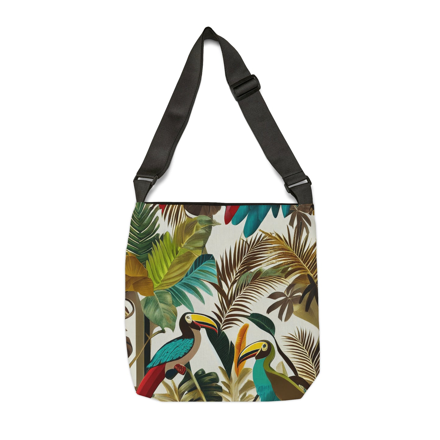 Miniaday Designs Tropical Toucan Adjustable Tote Bag - Miniaday Designs, LLC.