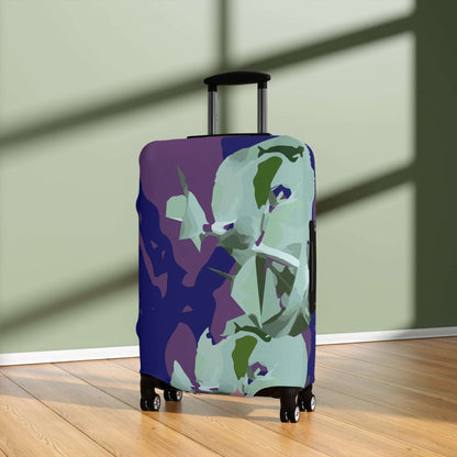 Floral Abstraction Harmony Collection by Miniaday Designs, LLC.  Luggage Cover