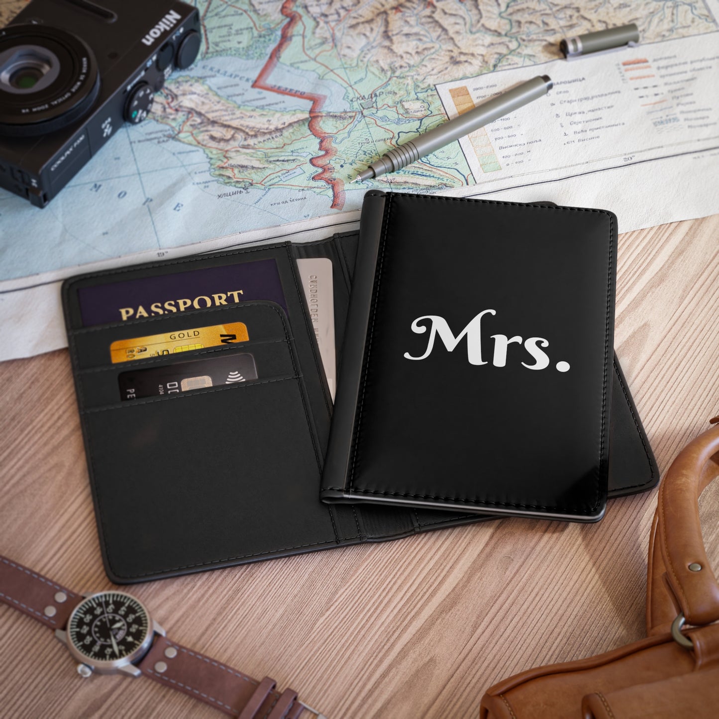 Mrs. Passport Cover - Miniaday Designs, LLC.