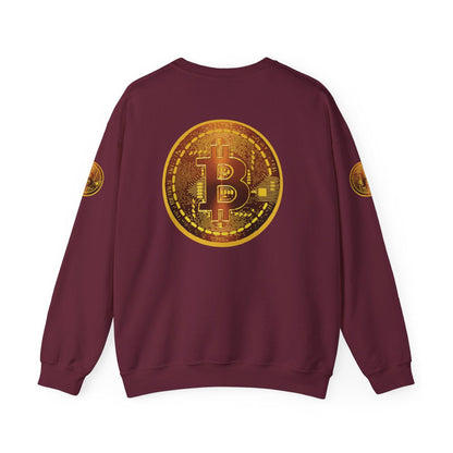 BBCC Massachusets Want to Learn About Bitcoin? Unisex Heavy Blend™ Crewneck Sweatshirt - Miniaday Designs, LLC.