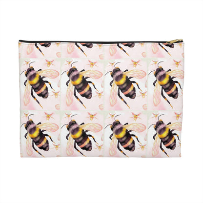 Miniaday Designs, LLC. Accessory Pouch 2 Sizes Bee-utiful Garden Banquet Collection - Miniaday Designs, LLC.