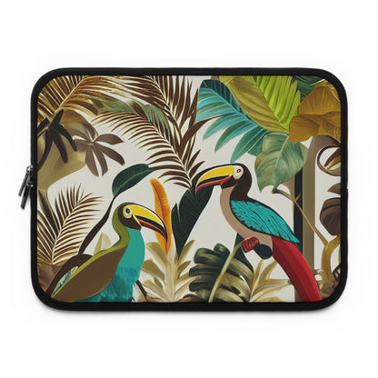 Miniaday Designs Laptop Sleeve Tropical Toucan Multicolor - Miniaday Designs, LLC.