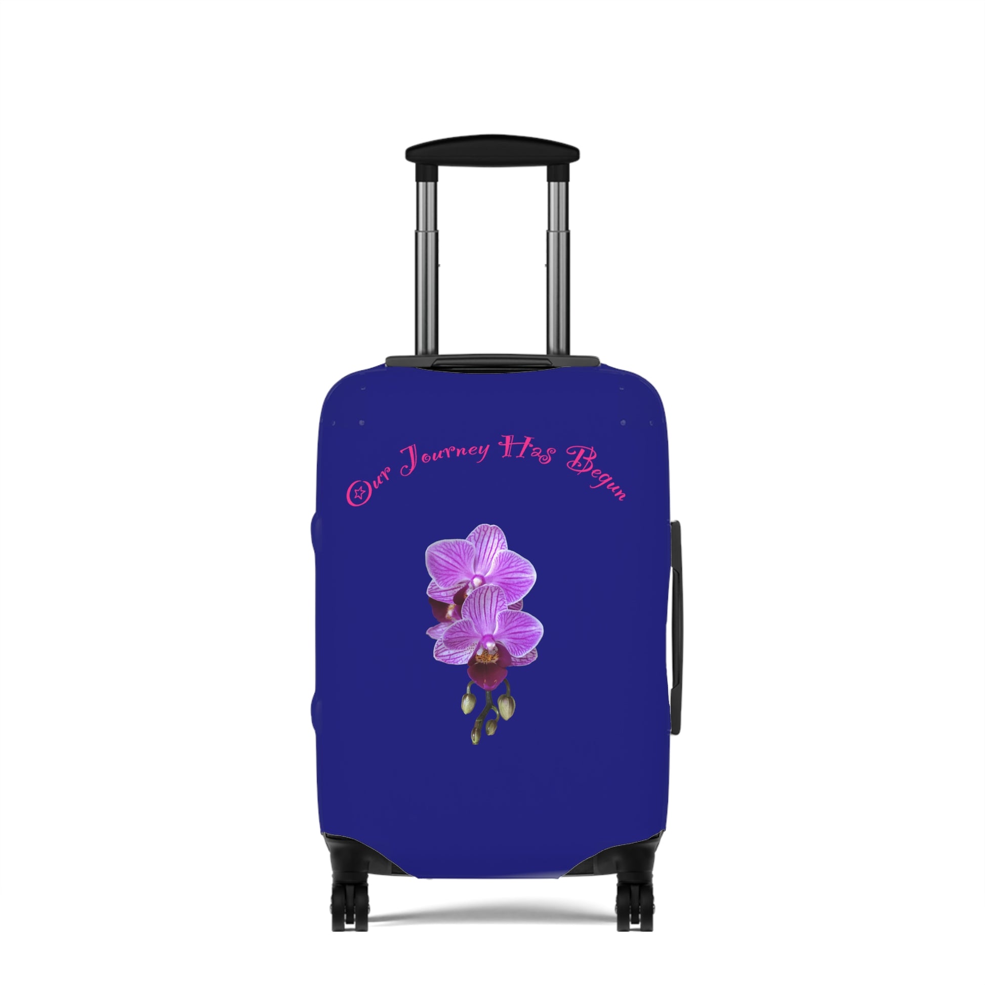 Lavender Voyage Collection by Miniaday Designs, LLC. Luggage Cover - Miniaday Designs, LLC.