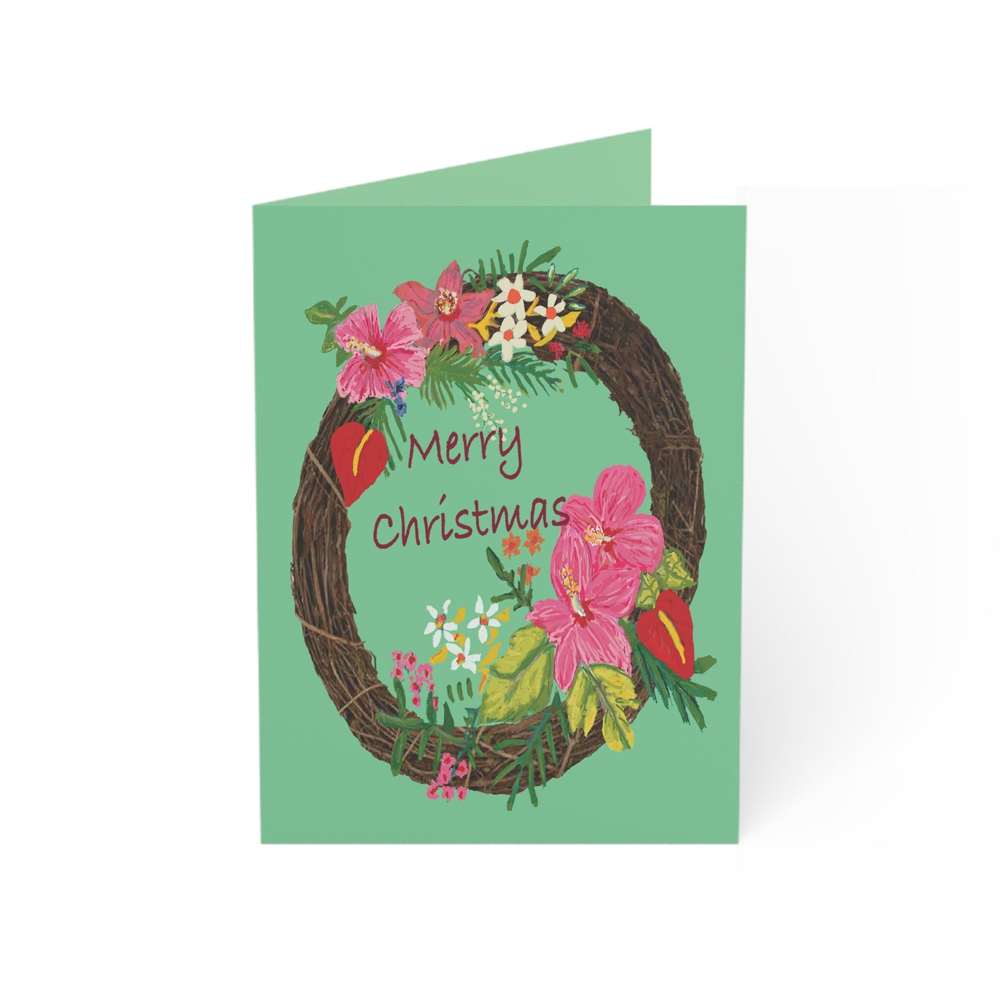 Miniaday Designs Tropical Christmas Greeting Cards (1, 10, 30, and 50pcs)