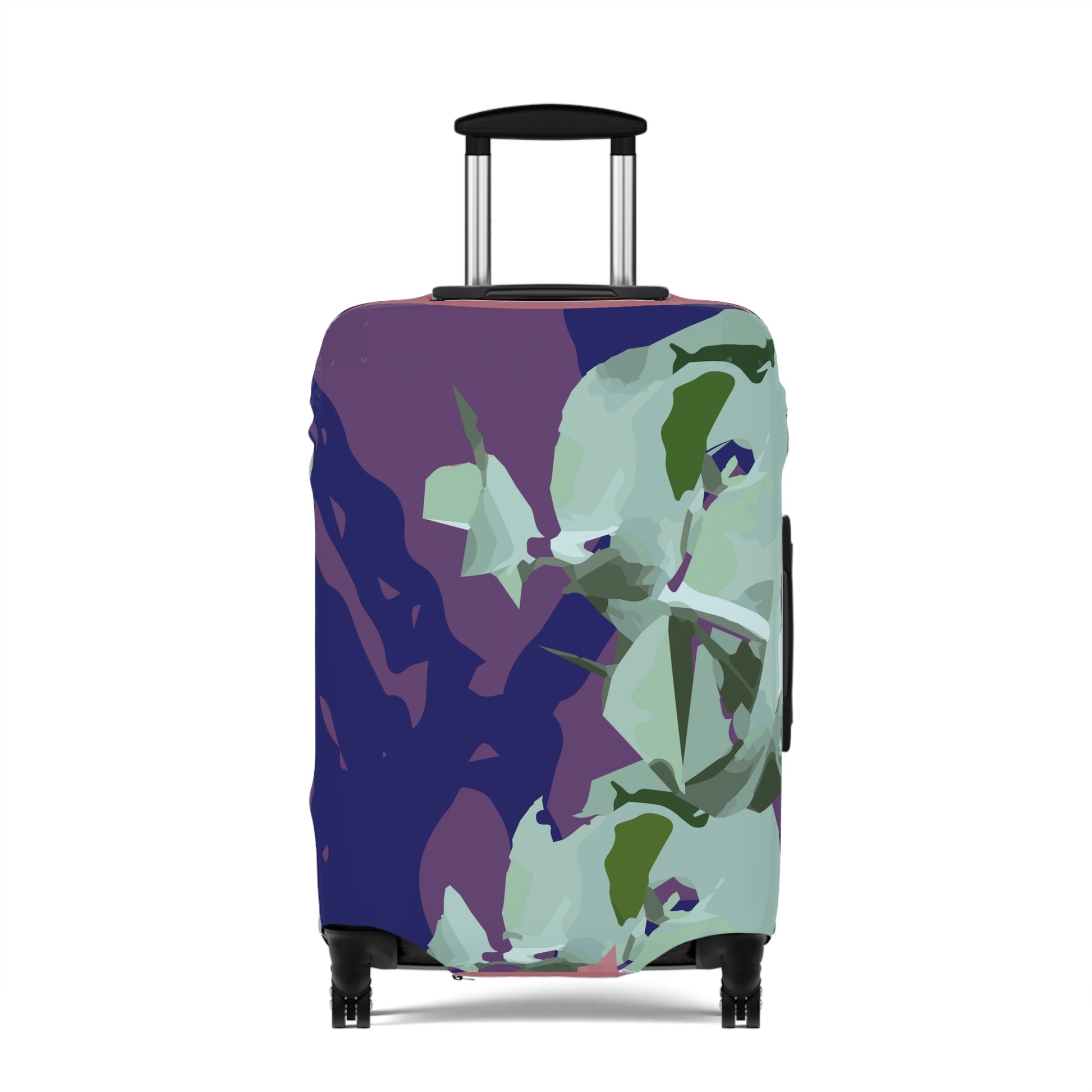 Floral Abstraction Harmony Collection by Miniaday Designs, LLC. Luggage Cover - Miniaday Designs, LLC.