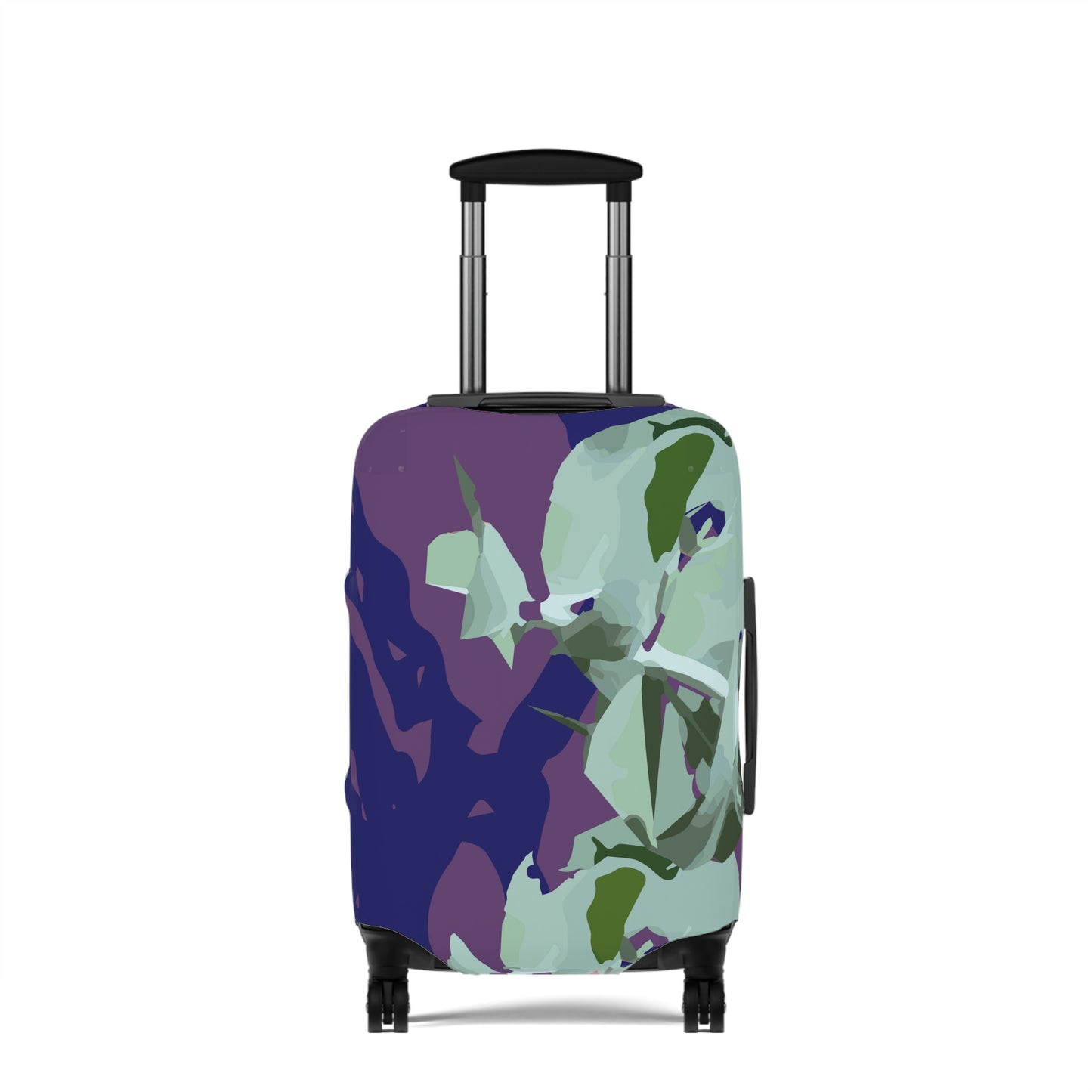 Floral Abstraction Harmony Collection by Miniaday Designs, LLC. Luggage Cover - Miniaday Designs, LLC.