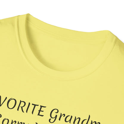 FAVORITE GRANDMA Unisex Softstyle T-Shirt