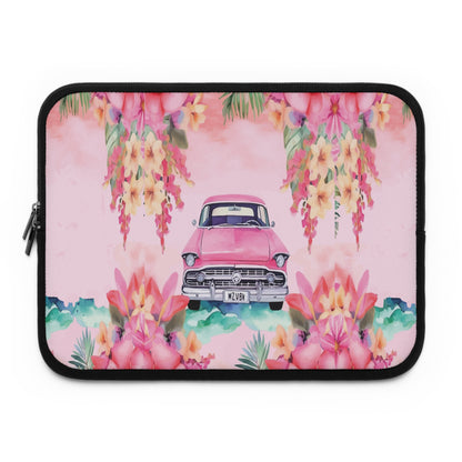 Pink Paradise Roadtrip Collection by Miniaday Designs, LLC. Laptop Sleeve - Miniaday Designs, LLC.