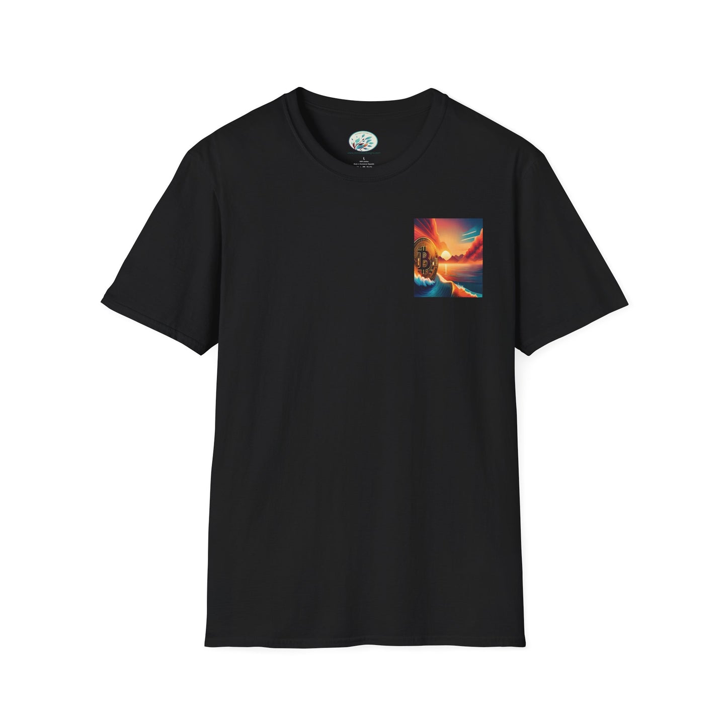 Ride the Wave Bitcoin Unisex Softstyle T-Shirt