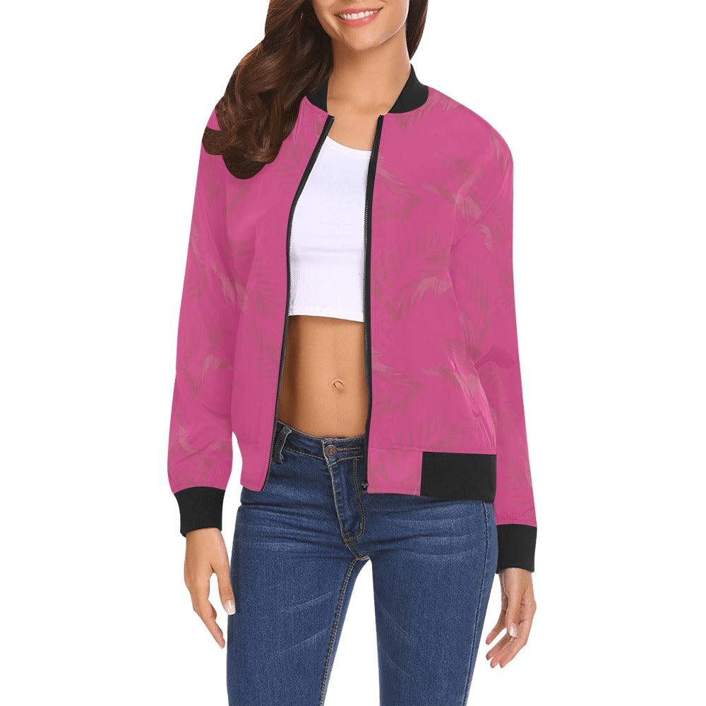 Designer Bamboo Bomber Jackets for Women - Miniaday Designs, LLC.