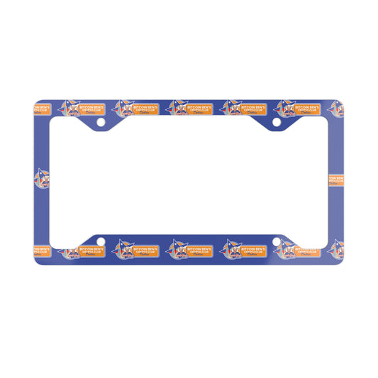 BBCC Texas Metal License Plate Frame