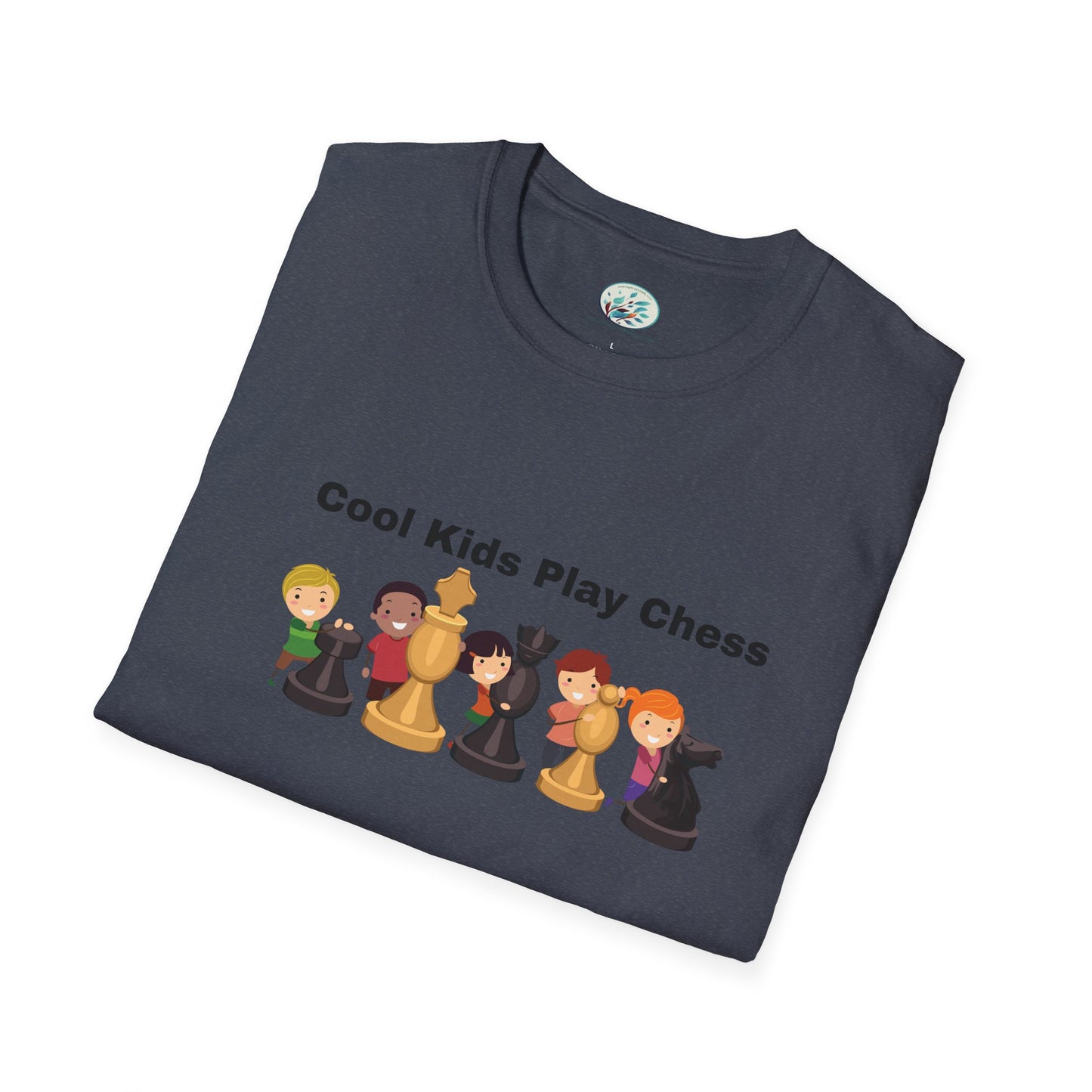 Cool Kids Play Chess Unisex Softstyle T-Shirt Men's Size