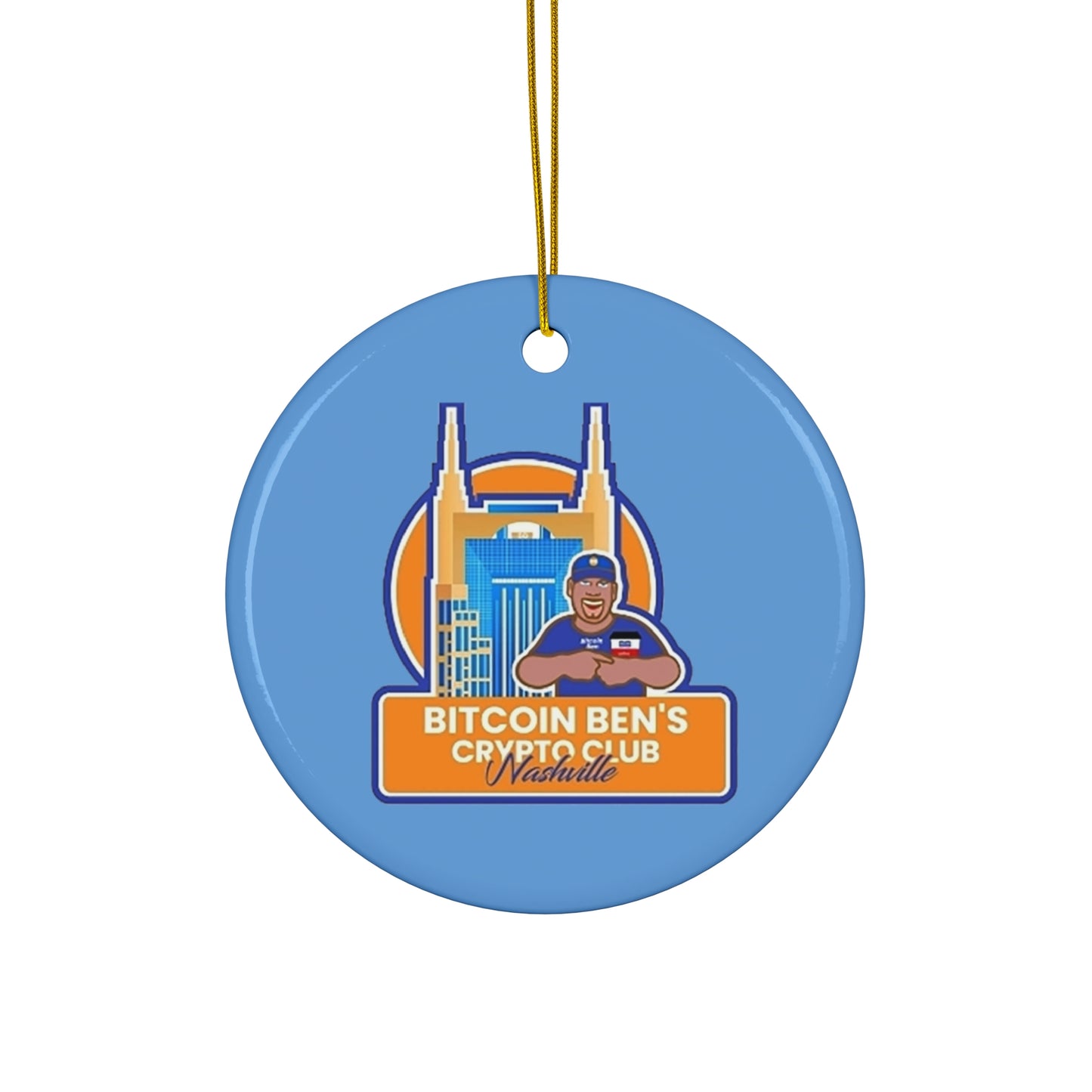 BBCC Nashville Ceramic Ornament (1 Ornament)