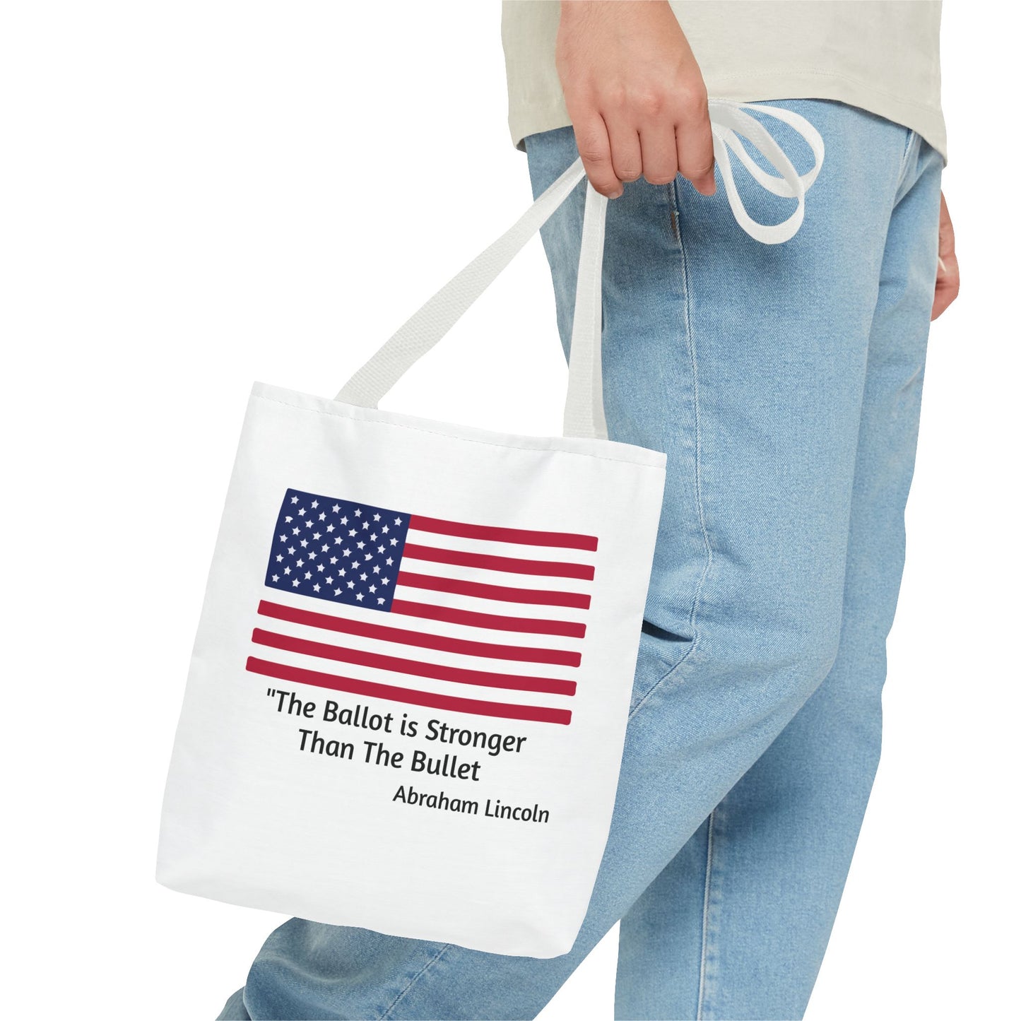 The Ballot is Stronger Than The Bullet Tote Bag (AOP)