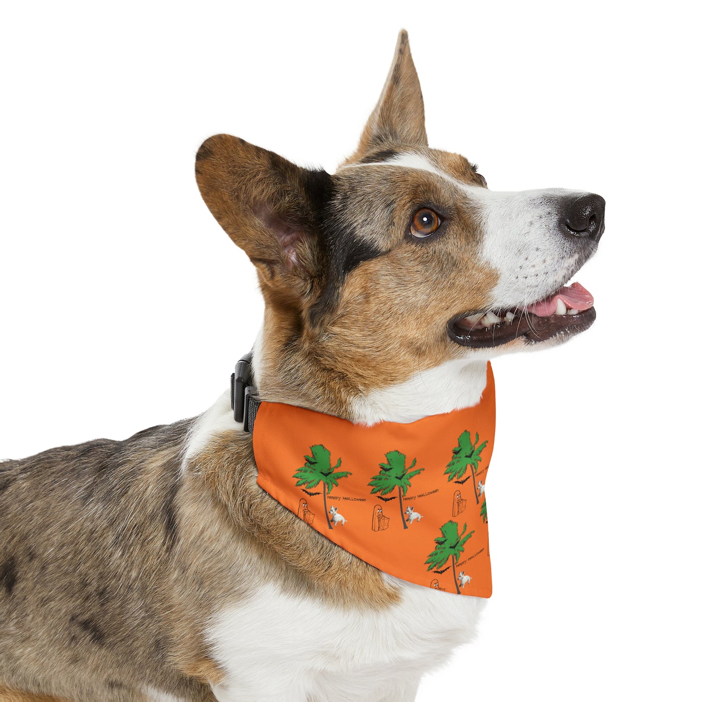 Miniaday Designs Westie - Collar tipo bandana para mascotas, color naranja