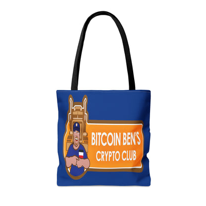 Miniaday Designs Bitcoin Ben BlueBolso Tote